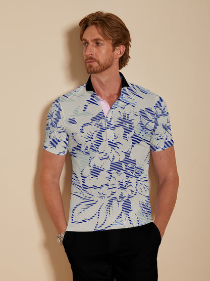 Botanical Energy Men's Polo Top UPF50+