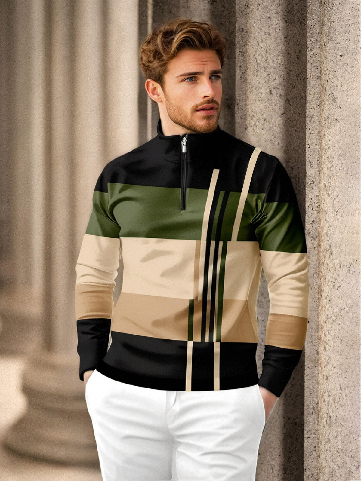 Hyper-prep Golf Shirt Quarterzip UPF50+