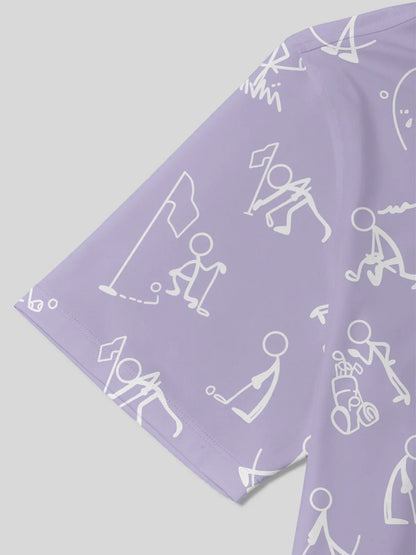 Hyper-prep Polo Top Uomo con Collo a Coste UPF50+