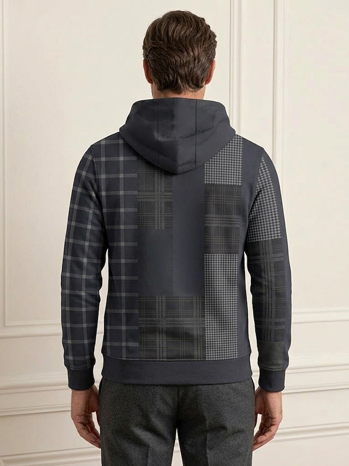 Fairway Patchwork Men's Golf Hooded Sweatshirt
