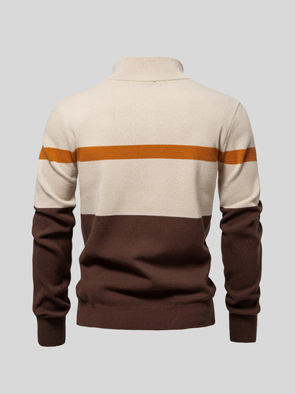 More Than Basic Men's Midweight Golf Quarter Zip Sweater