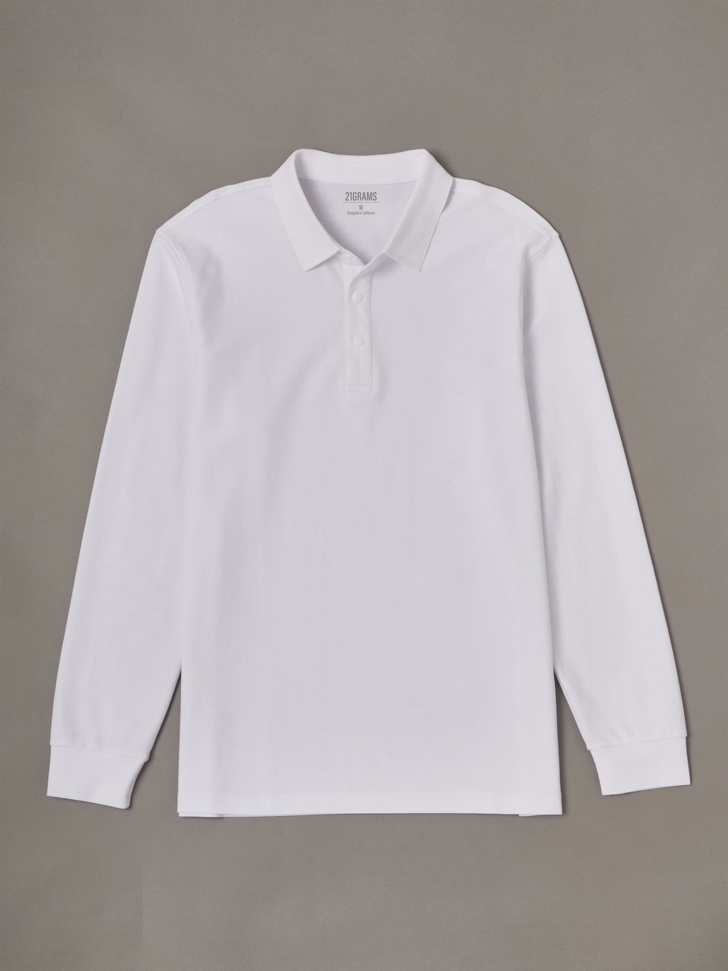 CotFlex Men's Piqué Cotton Blend Long-Sleeve Polo