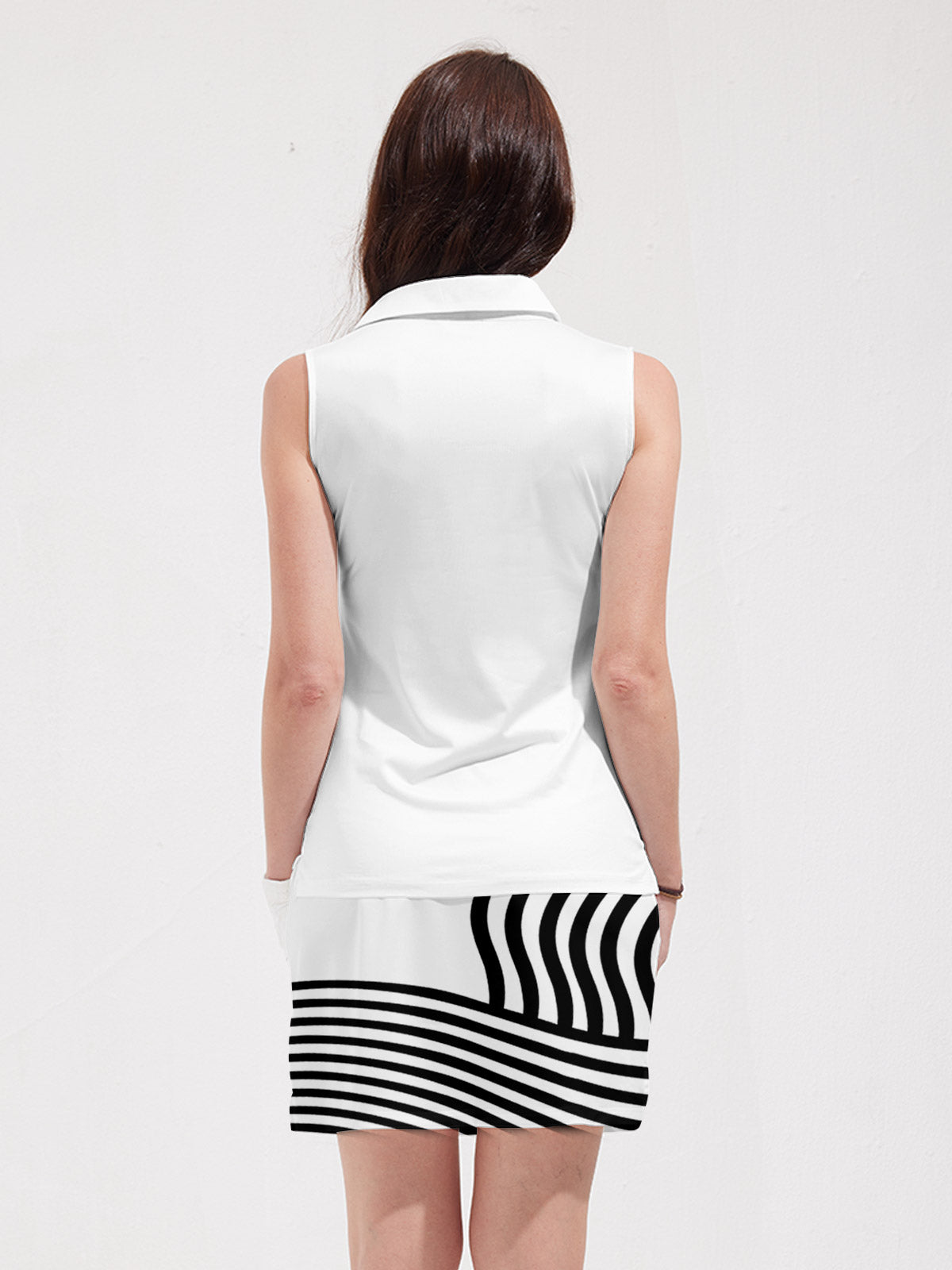 Playful Nautical Women's Polo Top UPF50+