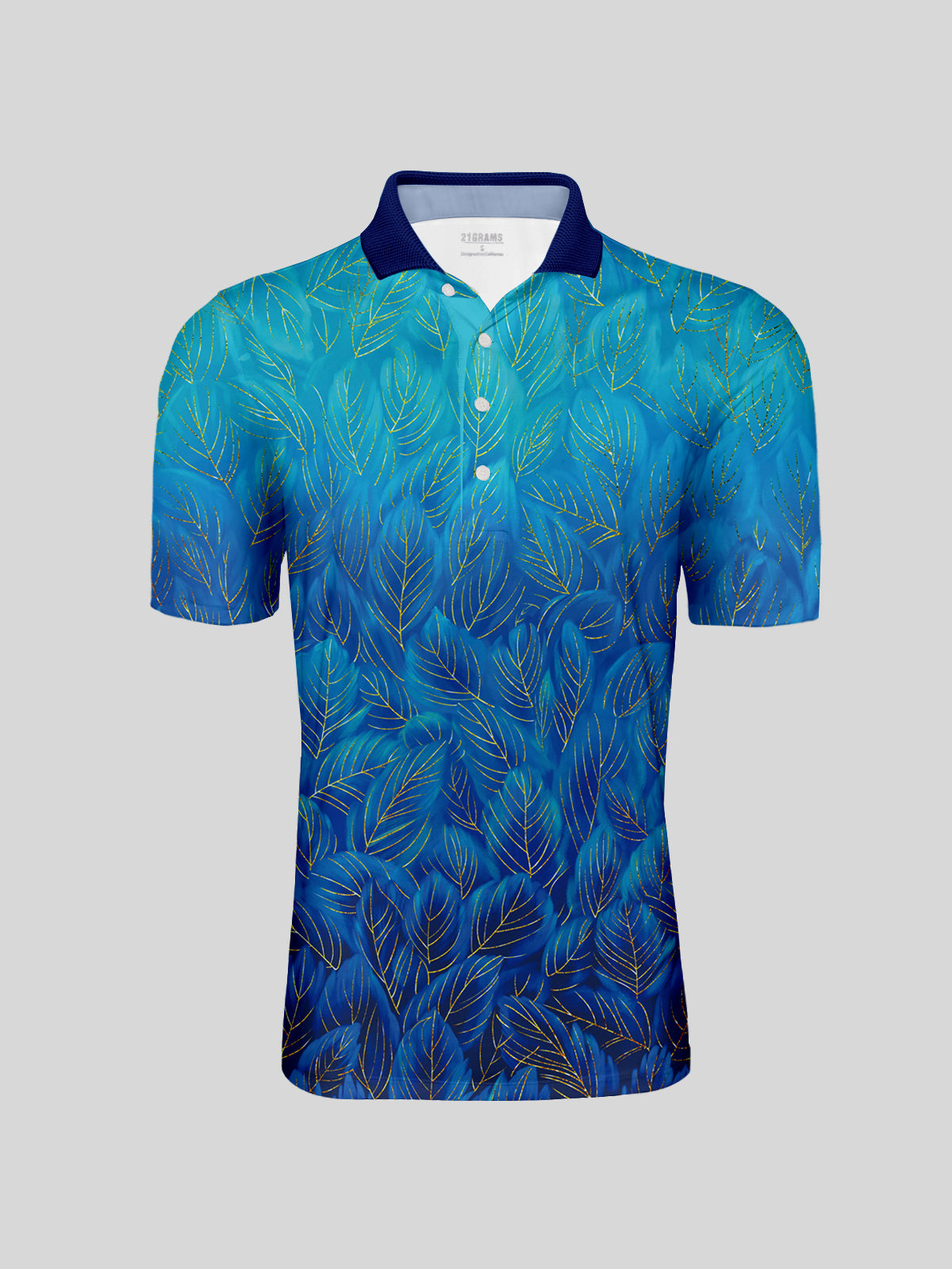 Botanical Energy Men's Polo Top UPF50+