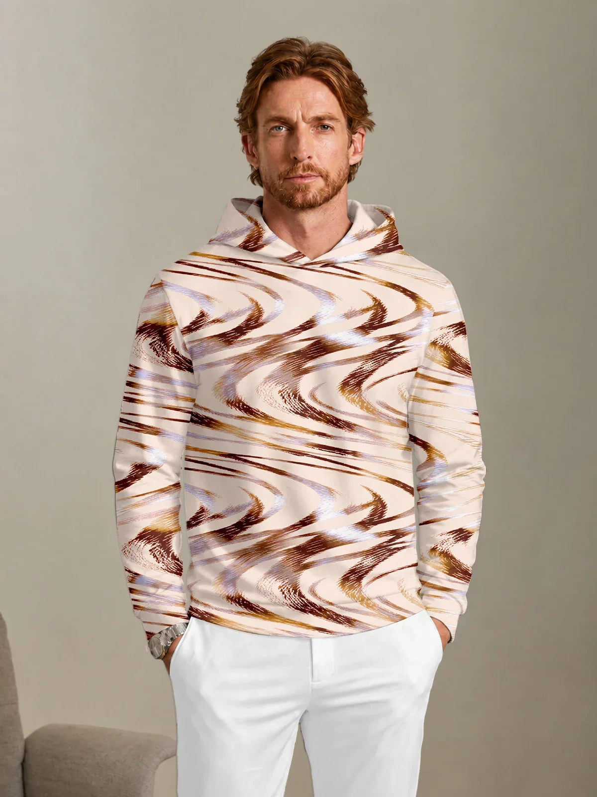 Inked Skins Men's Golf Hooded Sweatshirt