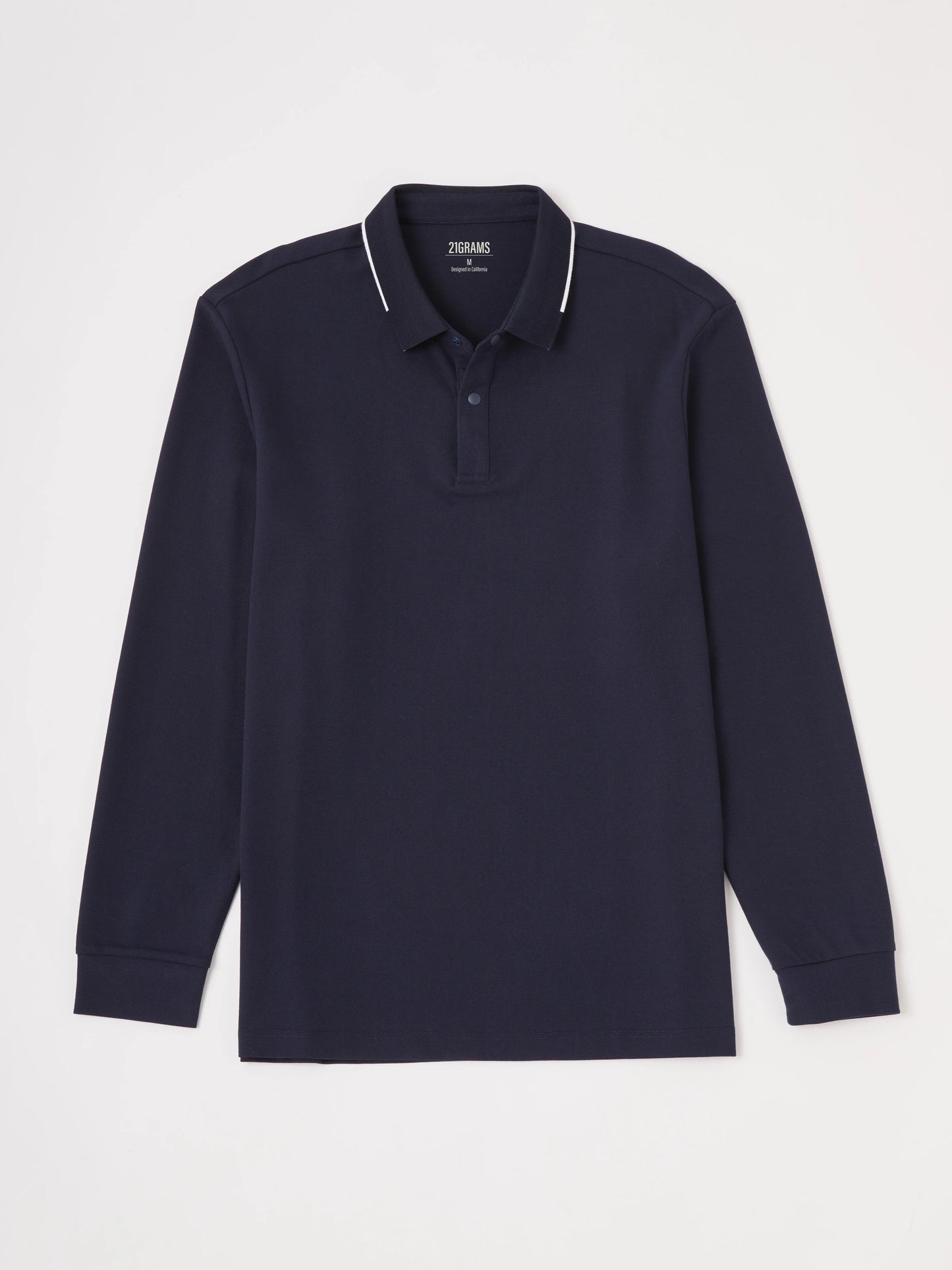 CotFlex Men's Piqué Cotton Blend Long-Sleeve Polo