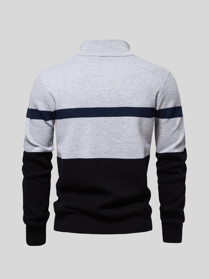 More Than Basic Men's Midweight Golf Quarter Zip Sweater