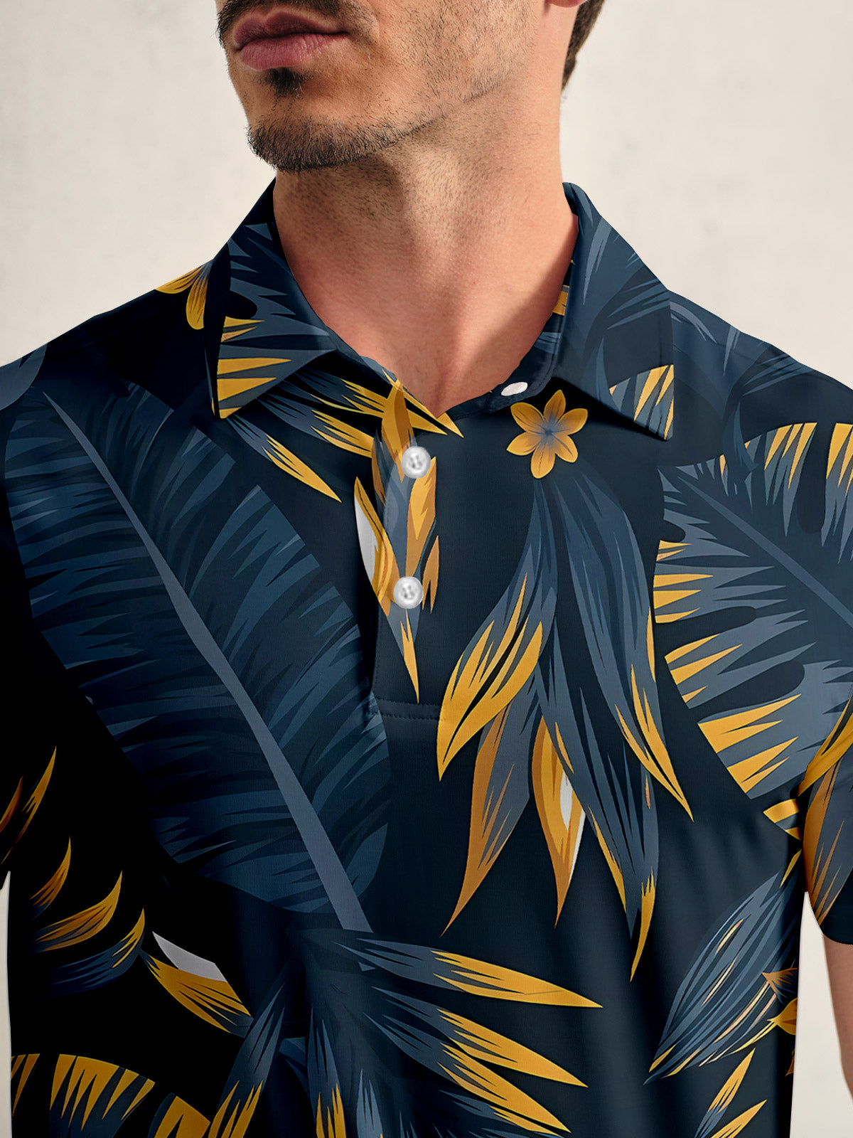 Botanical Energy Herren-Poloshirt LSF 50+