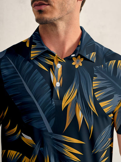 Botanical Energy Herren-Poloshirt LSF 50+