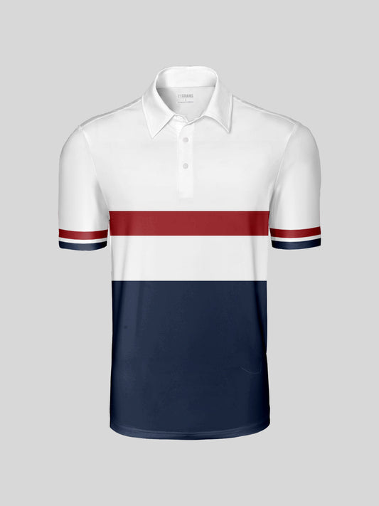 Verspieltes nautisches Poloshirt mit LSF 50+