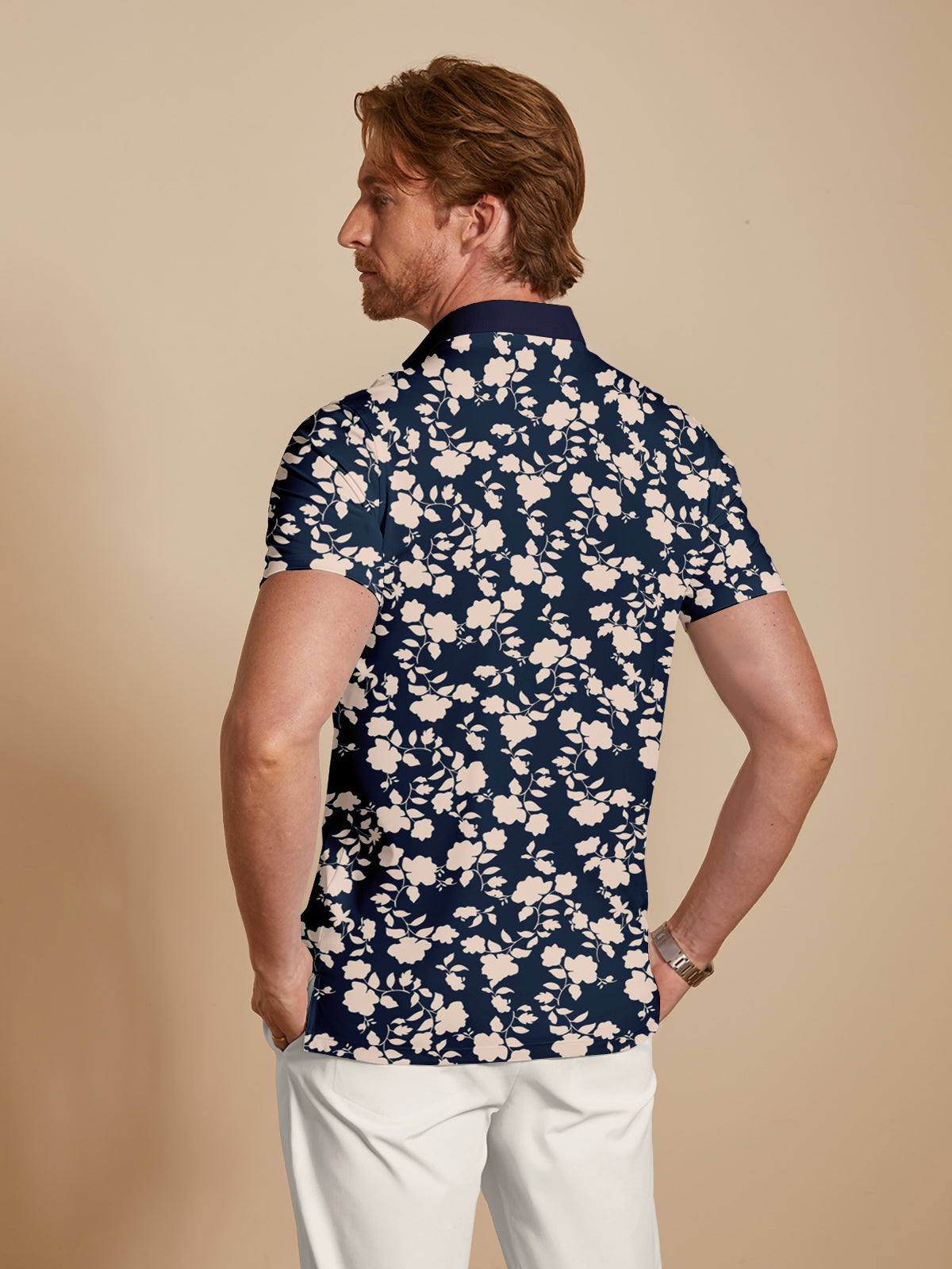 Botanical Energy Men's Polo Top UPF50+