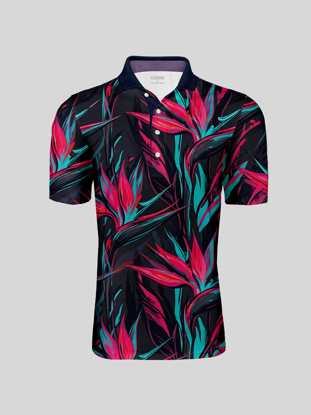 Botanical Energy Men's Polo Top UPF50+