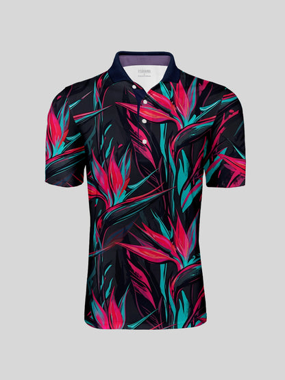 Botanical Energy Men's Polo Top UPF50+