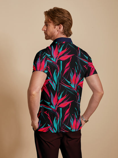 Botanical Energy Men's Polo Top UPF50+