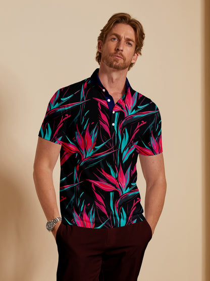 Botanical Energy Men's Polo Top UPF50+
