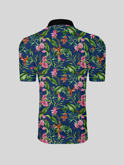 Botanical Energy Men's Polo Top UPF50+