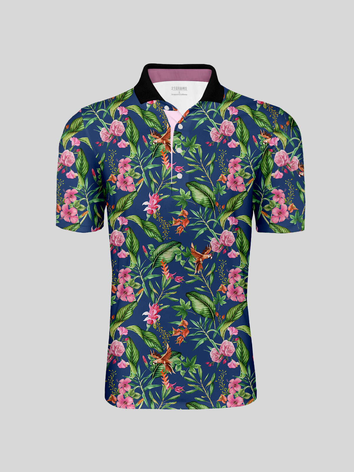 Botanical Energy Men's Polo Top UPF50+