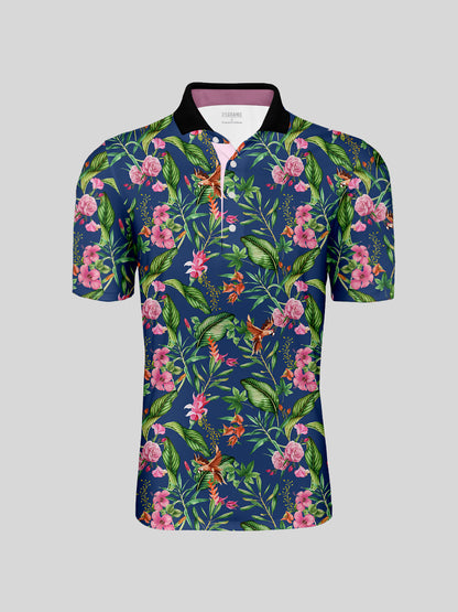 Botanical Energy Men's Polo Top UPF50+