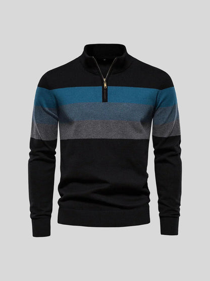 More Than Basic Men's Midweight Golf Quarter Zip Sweater