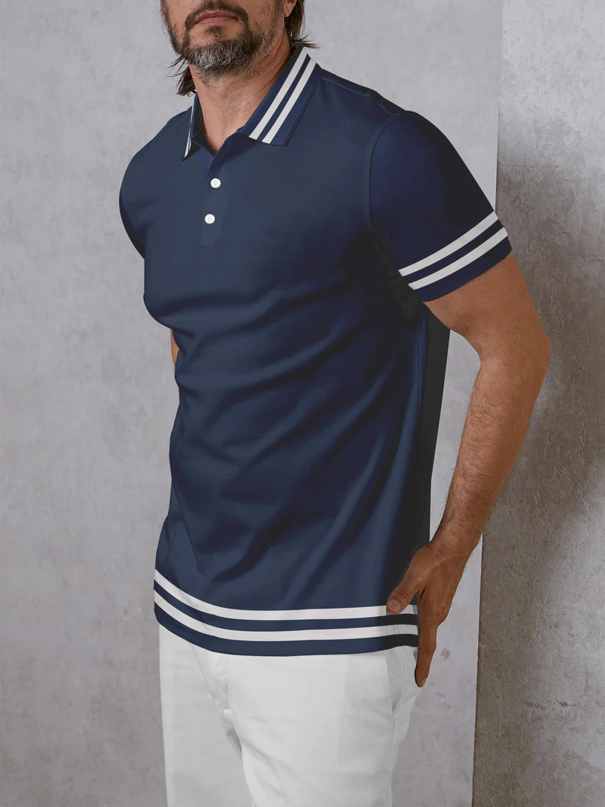 Playful Nautical Polo Top UPF50+