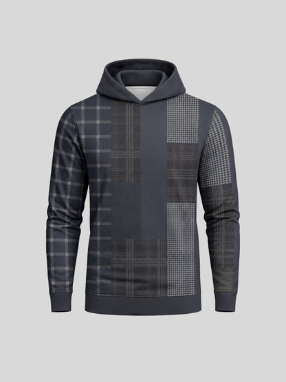 Fairway Patchwork Men's Golf Hooded Sweatshirt