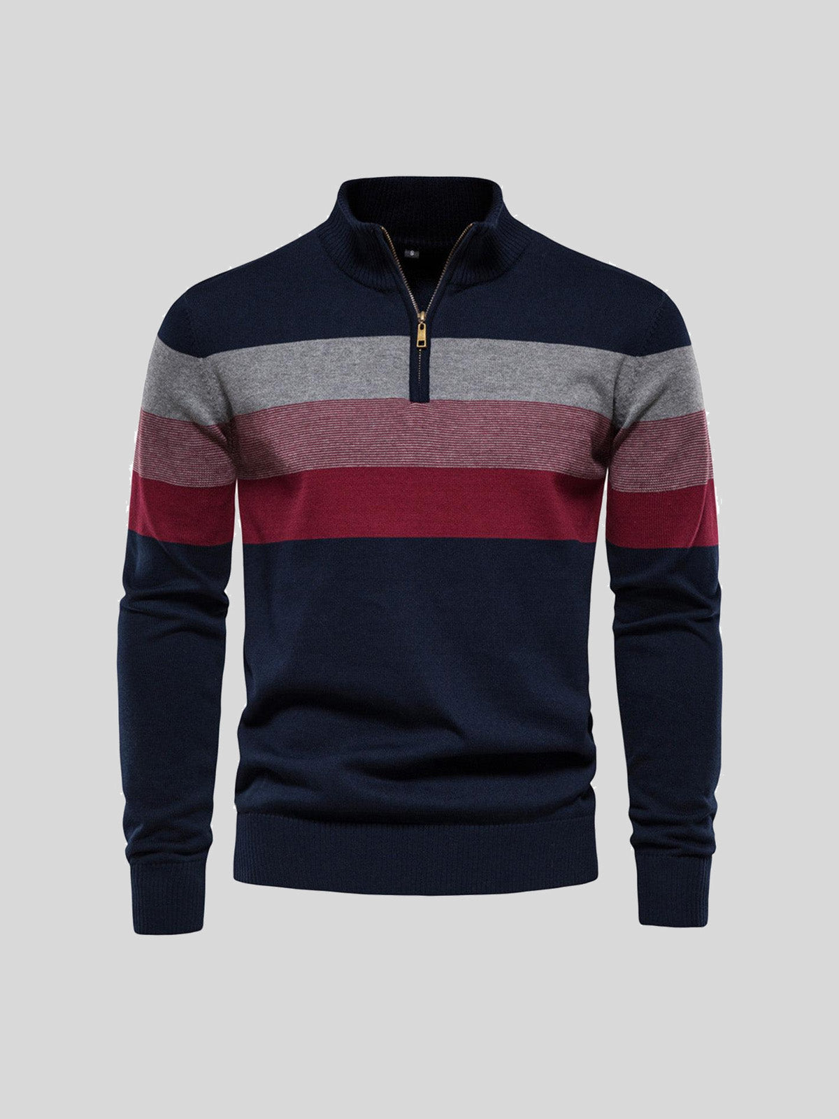 More Than Basic Men's Midweight Golf Quarter Zip Sweater