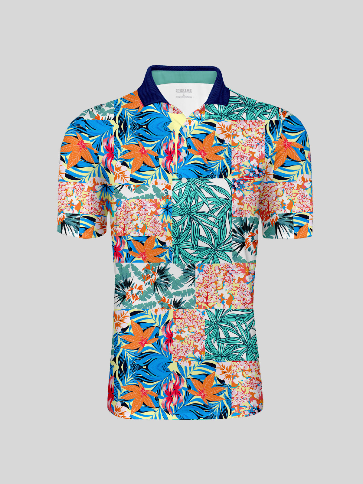 Botanical Energy Men's Polo Top UPF50+