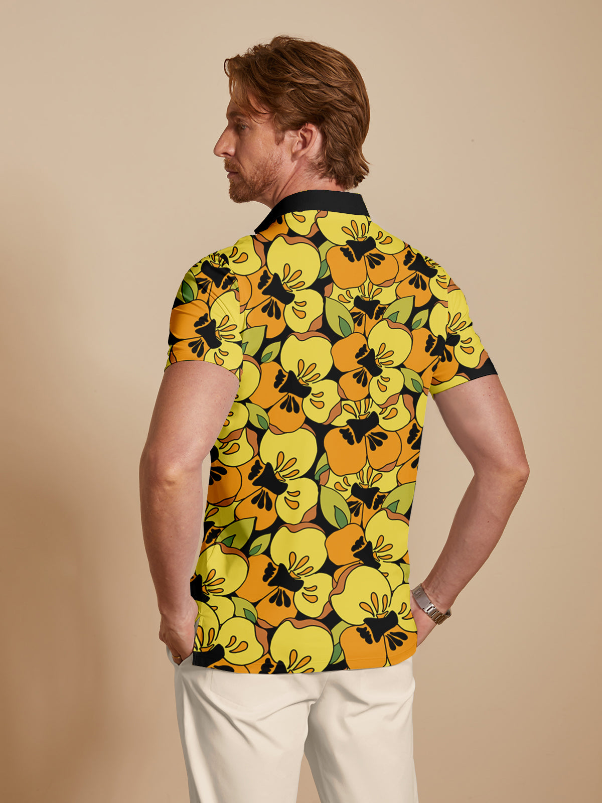 Botanical Energy Men's Polo Top UPF50+
