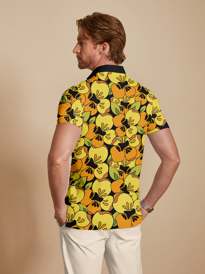 Botanical Energy Men's Polo Top UPF50+