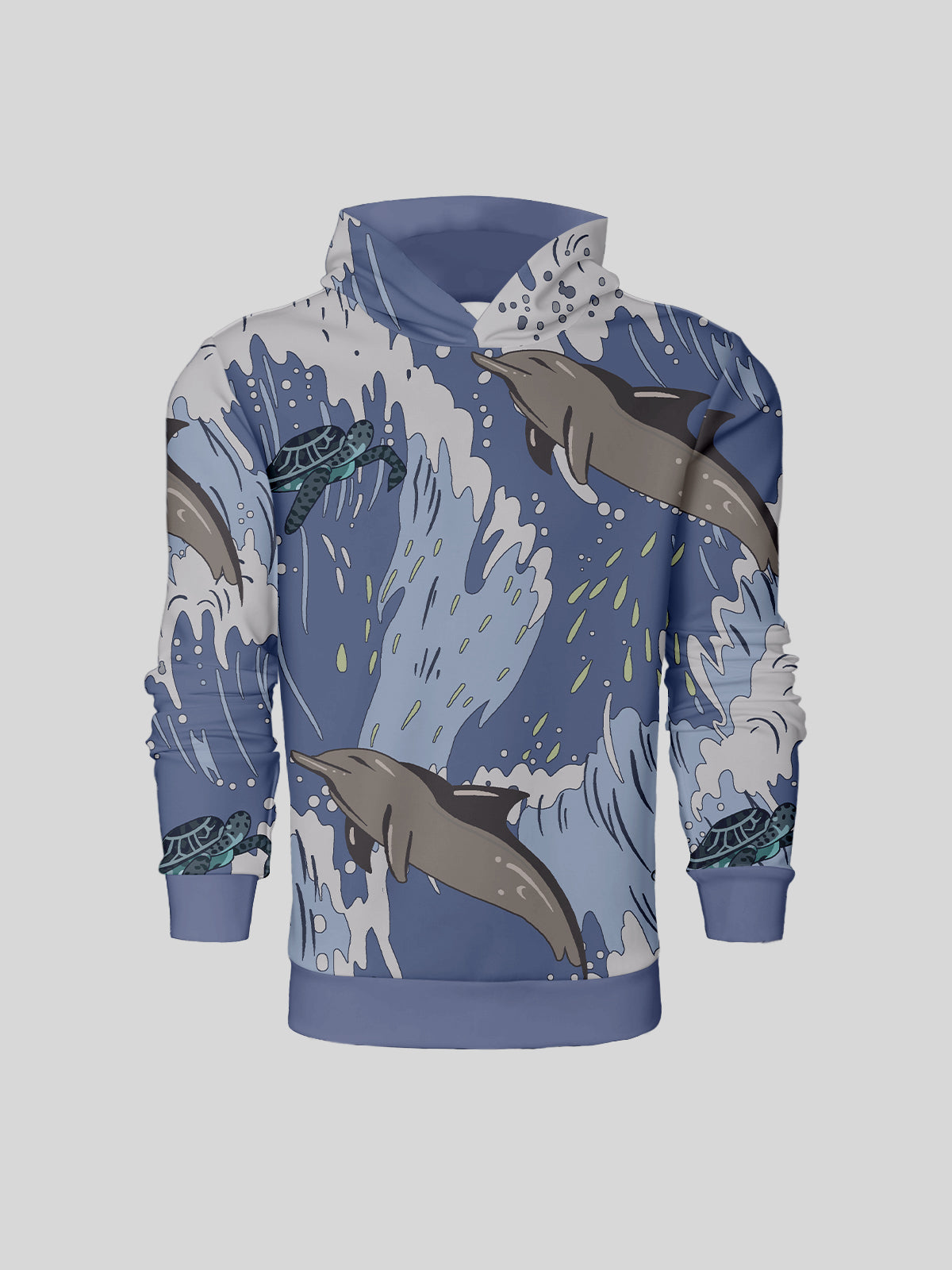 Playful Nautical Men's Golf Hooded Sweatshirt