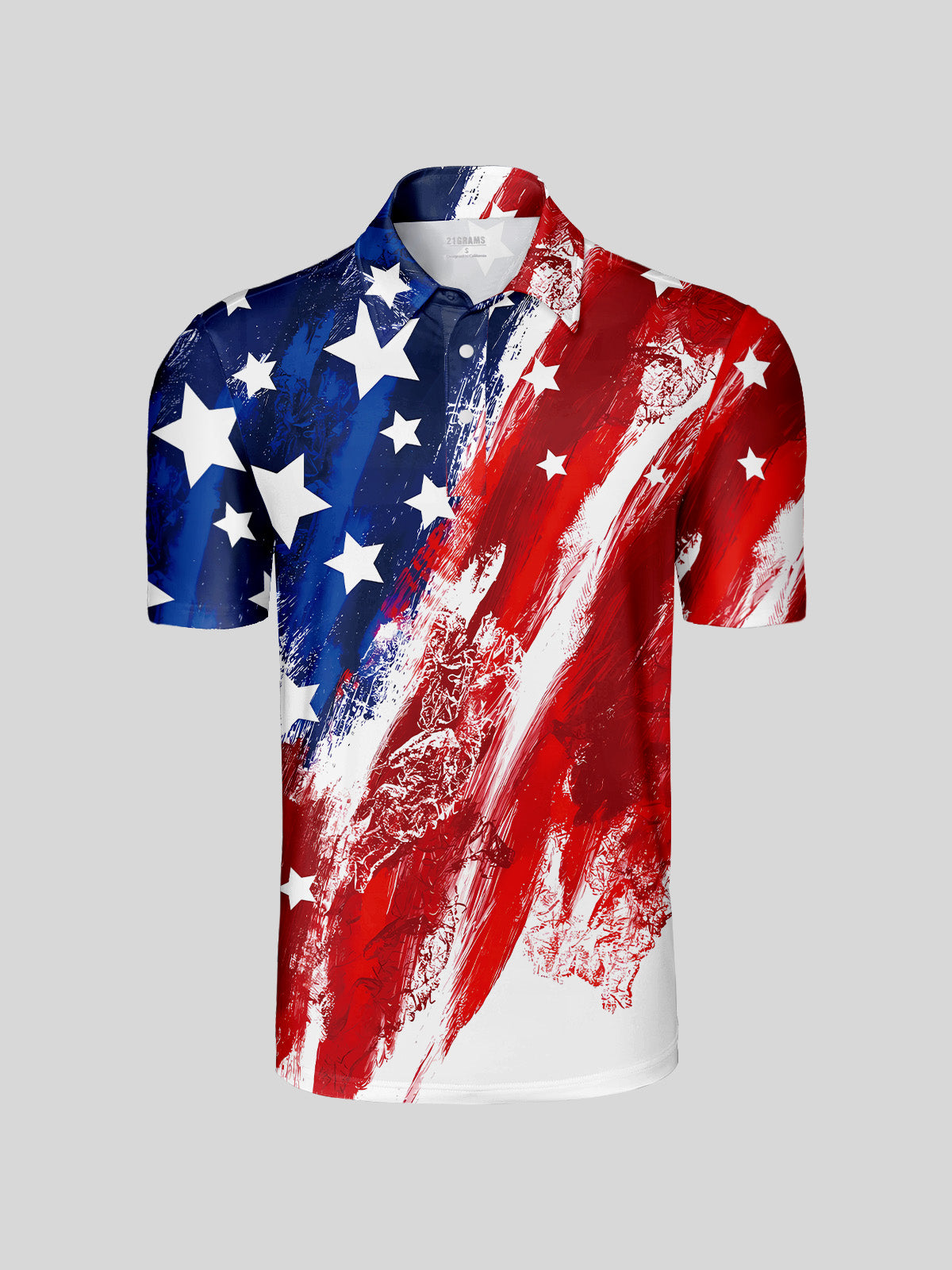 Hyper-prep USA 1776 Top polo da uomo UPF50+