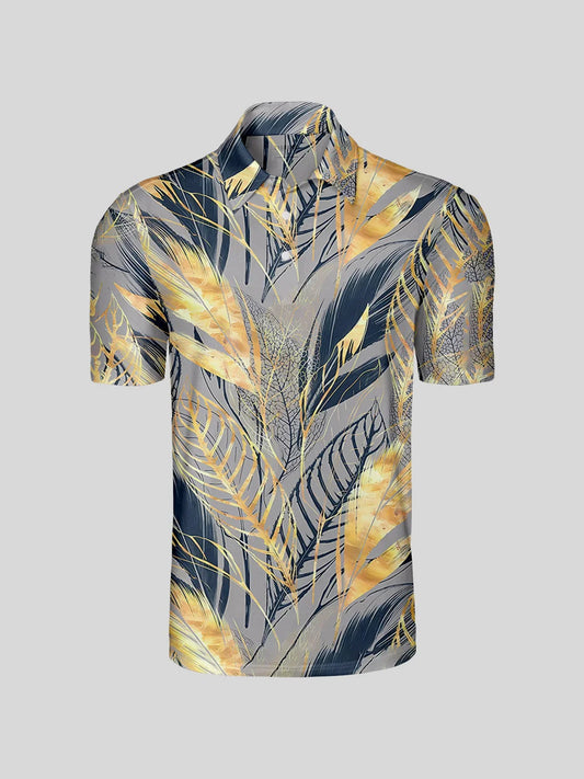 Botanical Energy Men's Polo Top UPF50+