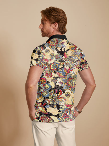 Botanical Energy Men's Polo Top UPF50+