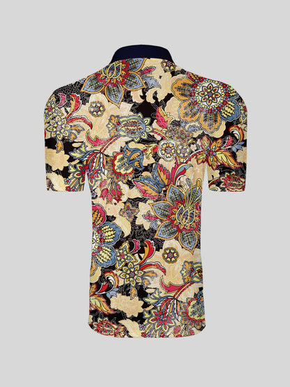 Botanical Energy Men's Polo Top UPF50+