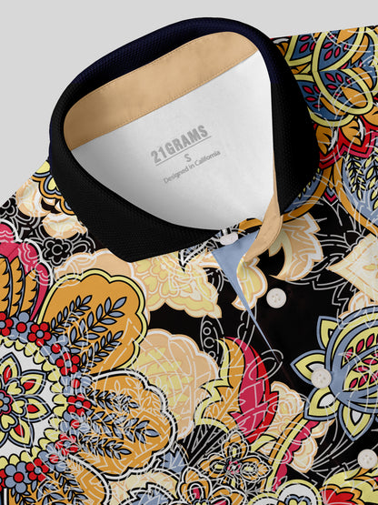 Botanical Energy Men's Polo Top UPF50+