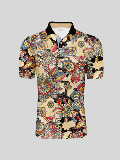 Botanical Energy Men's Polo Top UPF50+