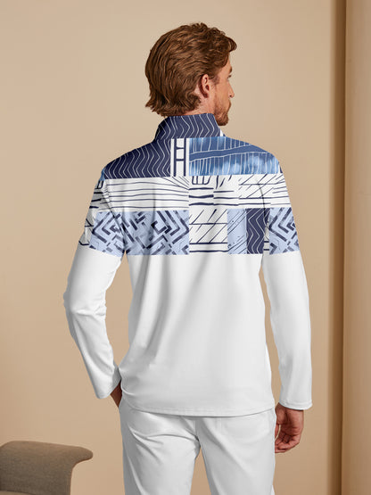 Not So Classic Men's Lightweight Golf Shirt Quarterzip UPF50+