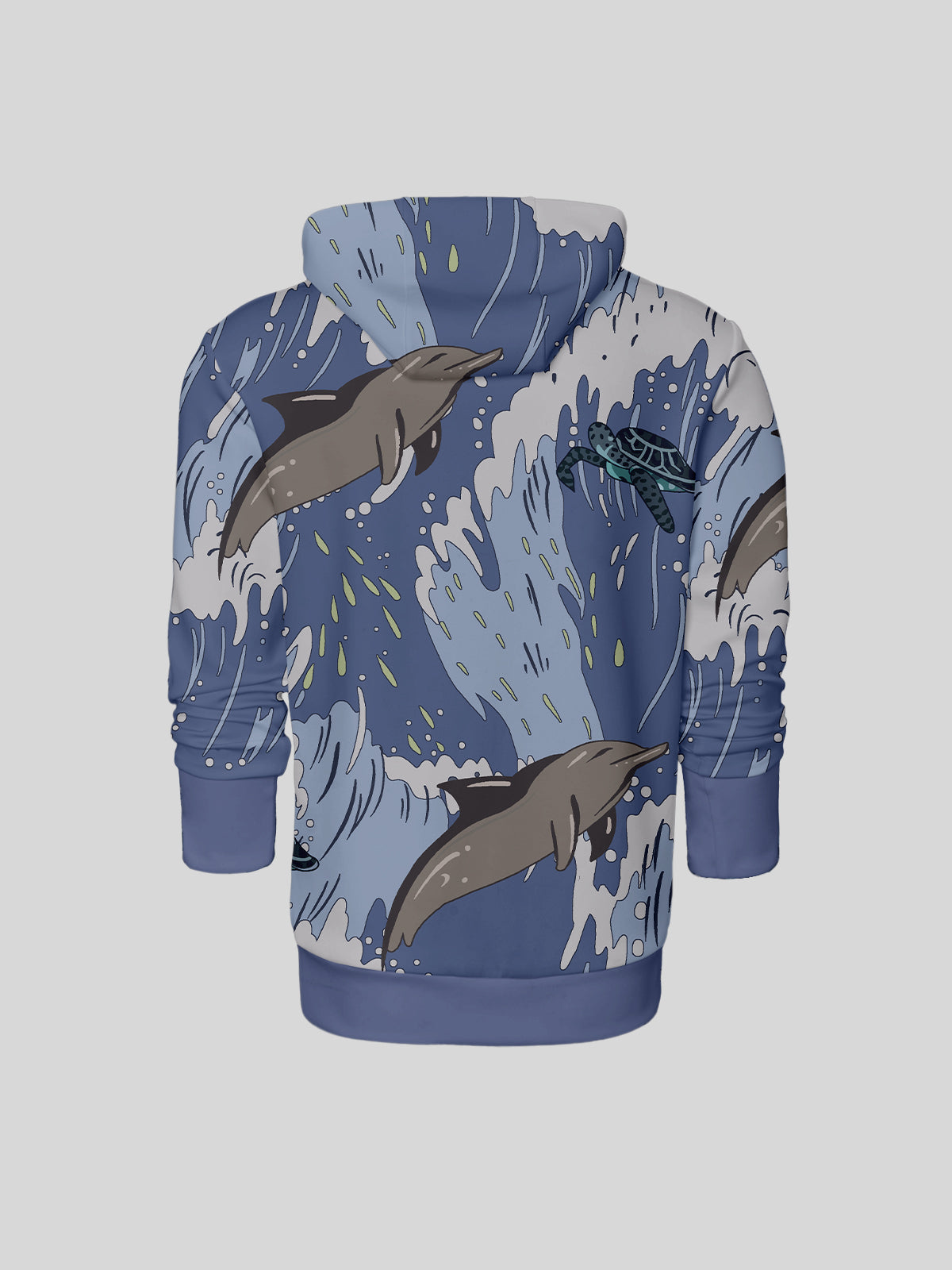 Playful Nautical Men's Golf Hooded Sweatshirt