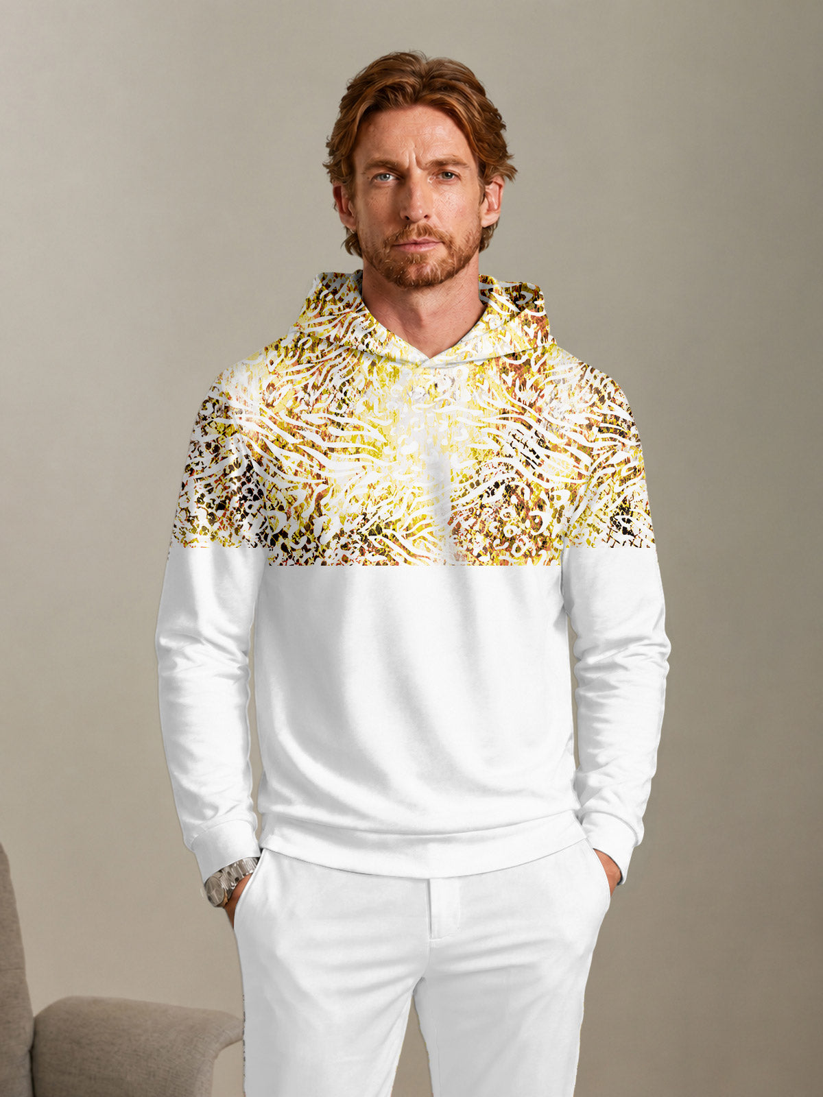 Inked Skins Men's Golf Hooded Sweatshirt