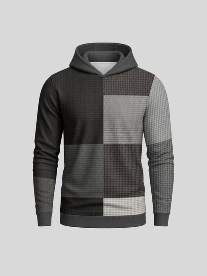 Fairway Patchwork Men's Golf Hooded Sweatshirt