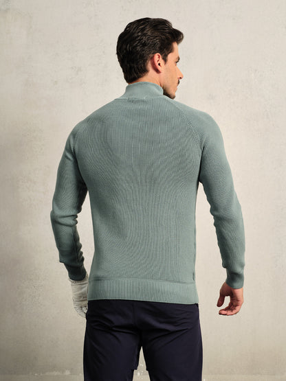 More Than Basic Men's Golf Quarter Zip Sweater