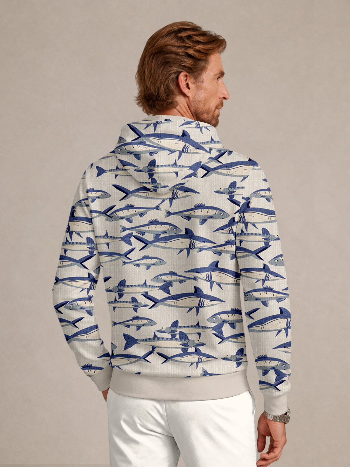 Wildlife Party Men's Golf Hooded Sweatshirt