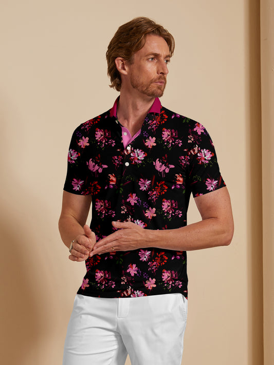Botanical Energy Men's Polo Top UPF50+