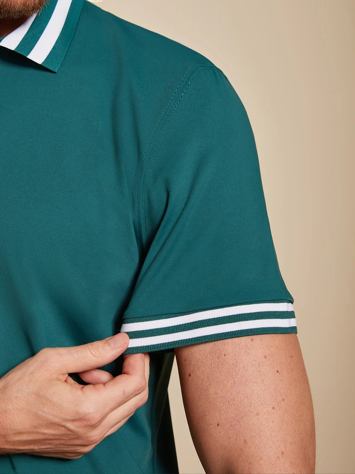 Navycore Camisa polo para hombre UPF50+