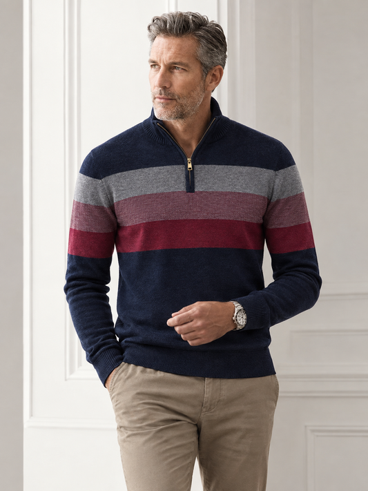 Mehr als nur ein einfaches Herren-Golf-Quarter-Zip-Pullover