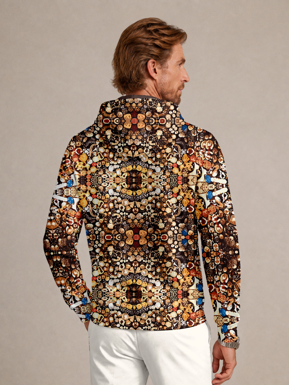 Bold Baroque Men's Golf Hooded Sweatshirt