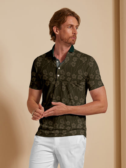 Botanical Energy Men's Polo Top UPF50+