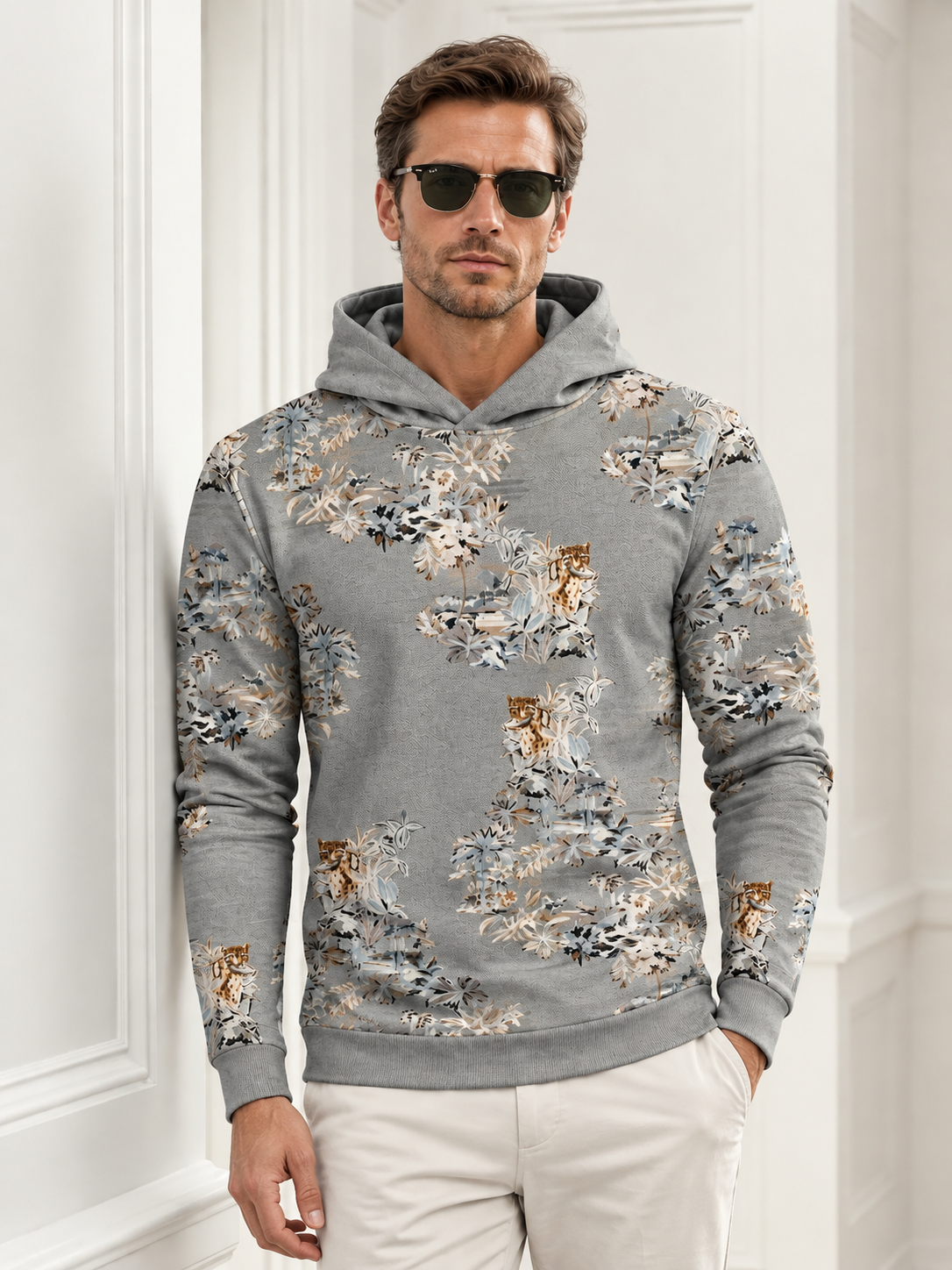 Botanical Energy Men's Golf Hooded Sweatshirt