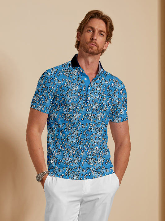 Botanical Energy Men's Polo Top UPF50+