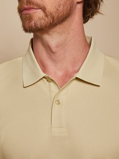 NudeMod Men's Cotton-Modal Polo Top
